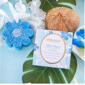 Spongelle White Ginger soap infused body buffer.